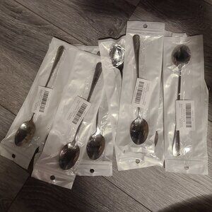 💰Make an offer, bundle and save💰  10 NWT  Engraved Extra long teaspoons